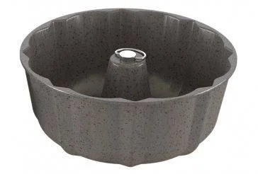 savarin essen color gris oscuro de ceramica. Es el complemento ideal de las ollas essen. Sirve para realizar flanes budines o pasteles. Flanera