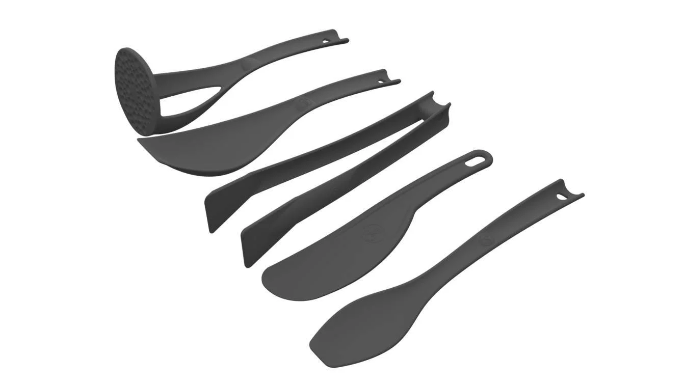 set de utensilios essen color negro. Ideal para realizar recetas essen. descubrí precios, promociones y ofertas essen