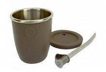 mate essen linea terra. color gris perlado, ideal para matear entre amigos